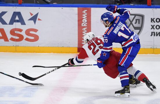 Хоккей. КХЛ. Матч СКА – "Локомотив"