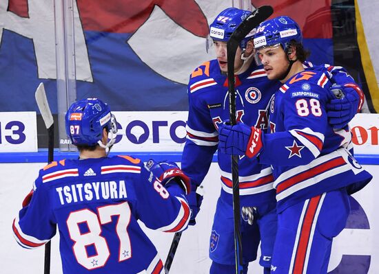 Хоккей. КХЛ. Матч СКА – "Локомотив"