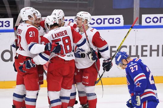 Хоккей. КХЛ. Матч СКА – "Локомотив"