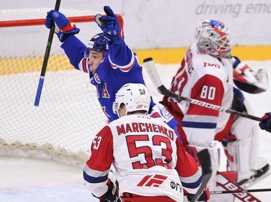 Хоккей. КХЛ. Матч СКА – "Локомотив"