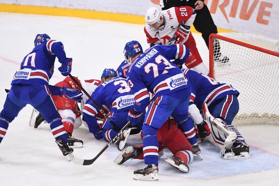 Хоккей. КХЛ. Матч СКА – "Локомотив"