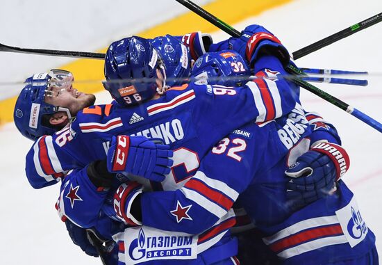 Хоккей. КХЛ. Матч СКА – "Локомотив"