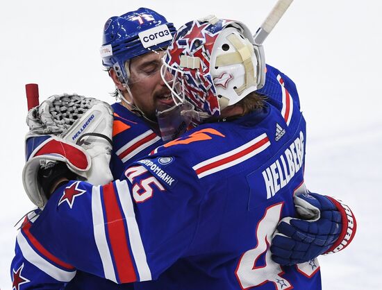 Хоккей. КХЛ. Матч СКА – "Локомотив"