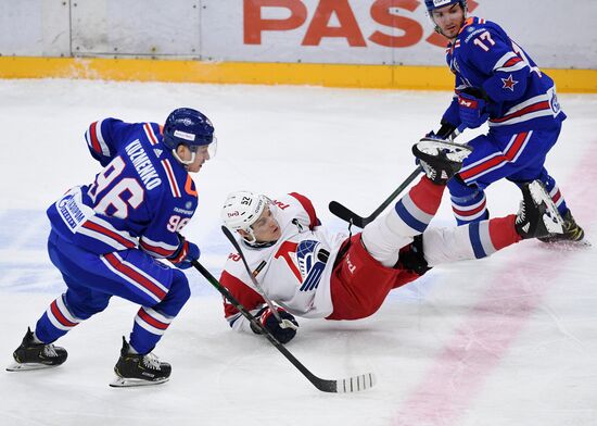 Хоккей. КХЛ. Матч СКА – "Локомотив"