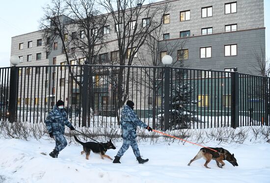 Заседание по делу А. Навального,  обвиняемого в клевете в отношении ветерана