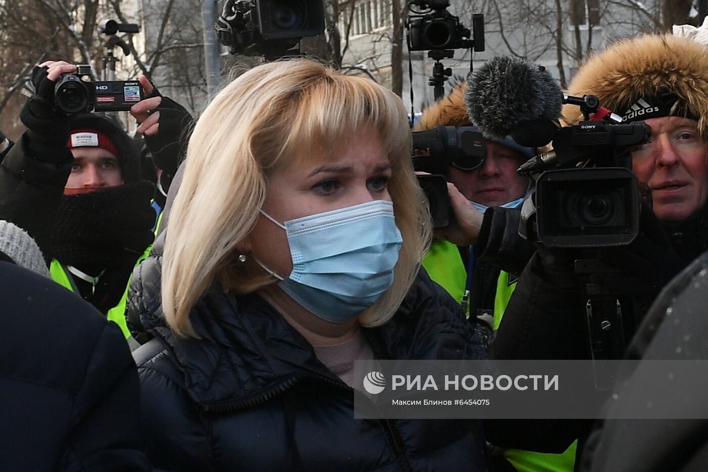 Заседание по делу А. Навального, обвиняемого в клевете в отношении ветерана