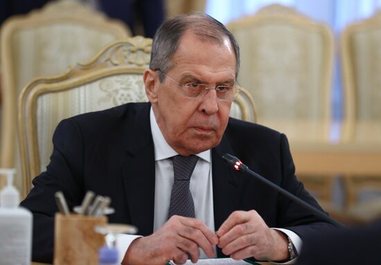 Встреча главы МИД РФ С. Лаврова и верховного представителя ЕС Ж. Борреля