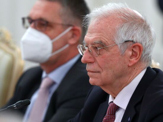 Встреча главы МИД РФ С. Лаврова и верховного представителя ЕС Ж. Борреля