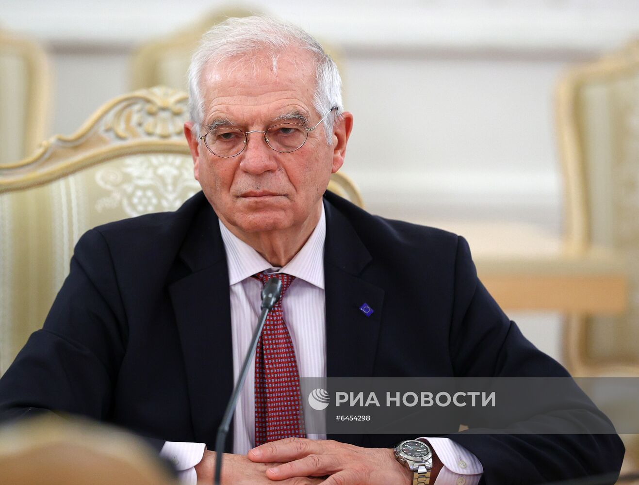 Встреча главы МИД РФ С. Лаврова и верховного представителя ЕС Ж. Борреля