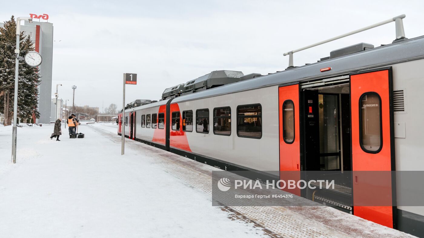 Запуск рельсовых автобусов "Орлан" в Иваново