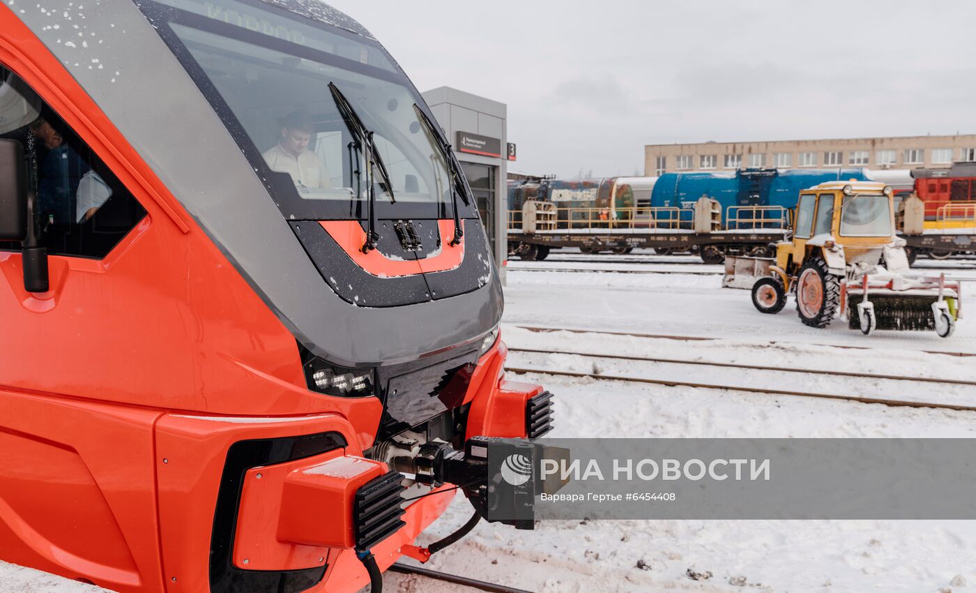 Запуск рельсовых автобусов "Орлан" в Иваново