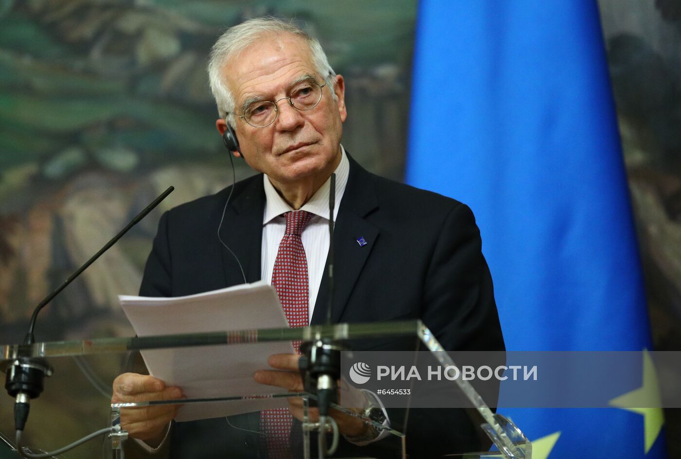 Встреча главы МИД РФ С. Лаврова и верховного представителя ЕС Ж. Борреля