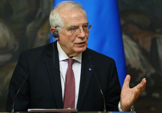 Встреча главы МИД РФ С. Лаврова и верховного представителя ЕС Ж. Борреля