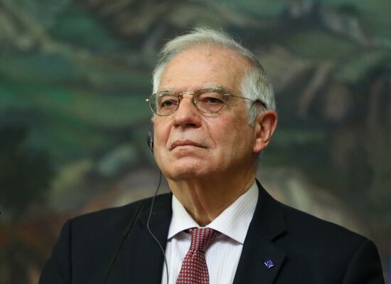 Встреча главы МИД РФ С. Лаврова и верховного представителя ЕС Ж. Борреля