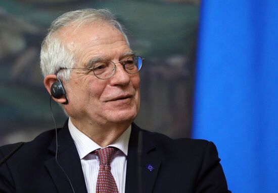 Встреча главы МИД РФ С. Лаврова и верховного представителя ЕС Ж. Борреля