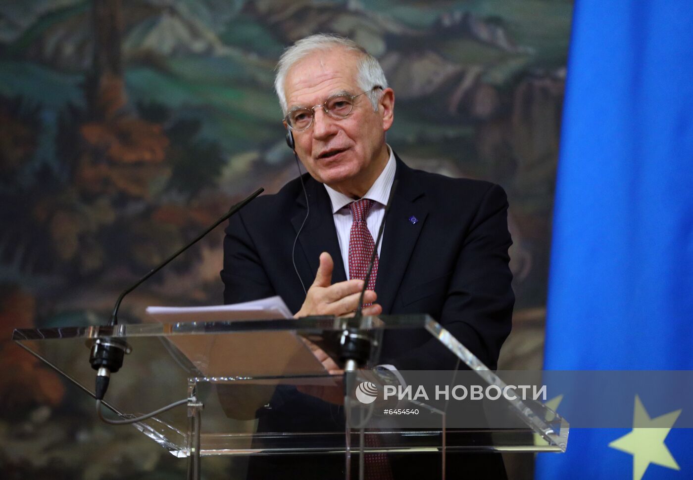 Встреча главы МИД РФ С. Лаврова и верховного представителя ЕС Ж. Борреля