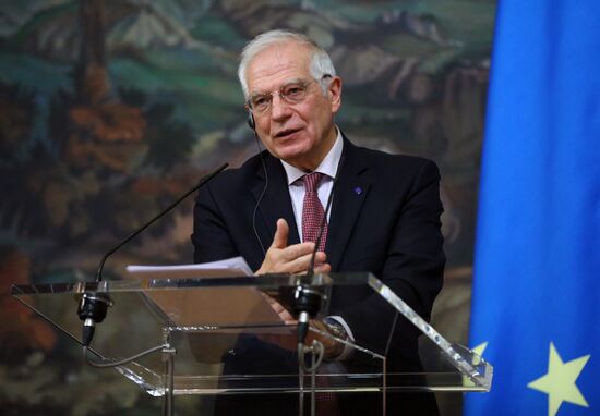 Встреча главы МИД РФ С. Лаврова и верховного представителя ЕС Ж. Борреля