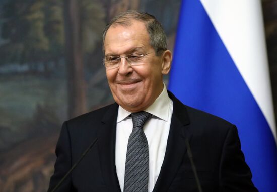 Встреча главы МИД РФ С. Лаврова и верховного представителя ЕС Ж. Борреля