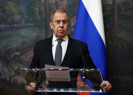 Встреча главы МИД РФ С. Лаврова и верховного представителя ЕС Ж. Борреля