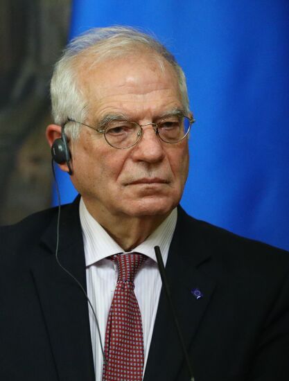 Встреча главы МИД РФ С. Лаврова и верховного представителя ЕС Ж. Борреля