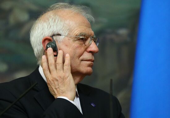 Встреча главы МИД РФ С. Лаврова и верховного представителя ЕС Ж. Борреля