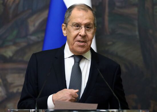 Встреча главы МИД РФ С. Лаврова и верховного представителя ЕС Ж. Борреля