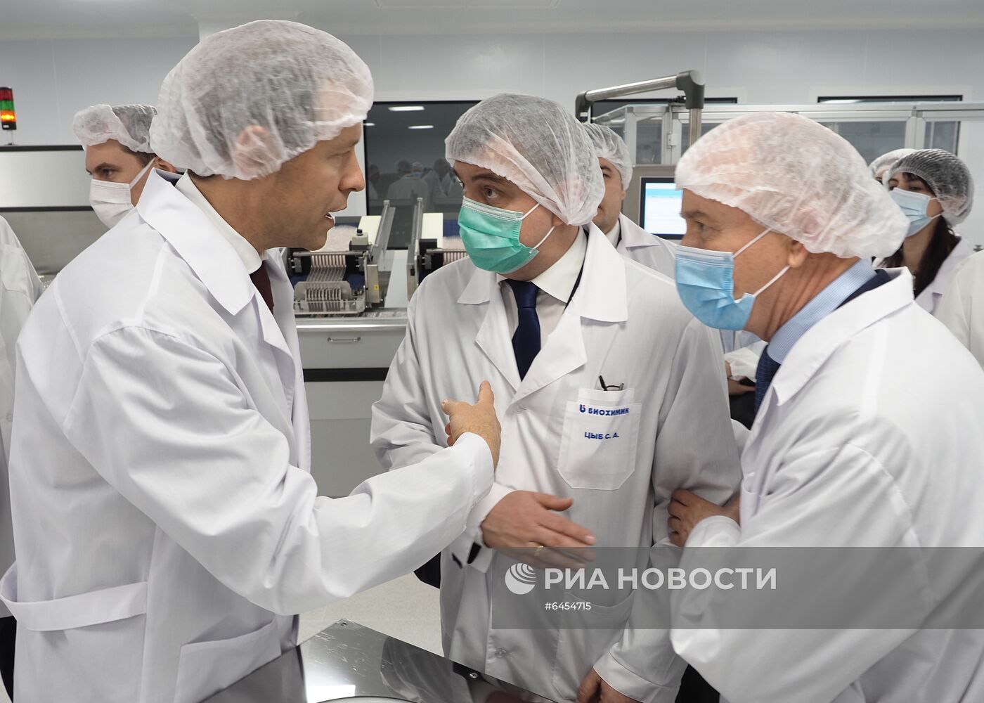 Открытие новой производственной линии на заводе "Биохимик" в Саранске