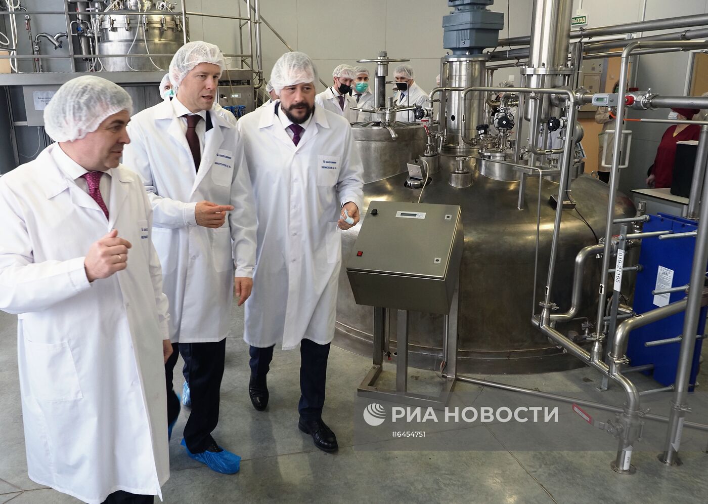 Открытие новой производственной линии на заводе "Биохимик" в Саранске