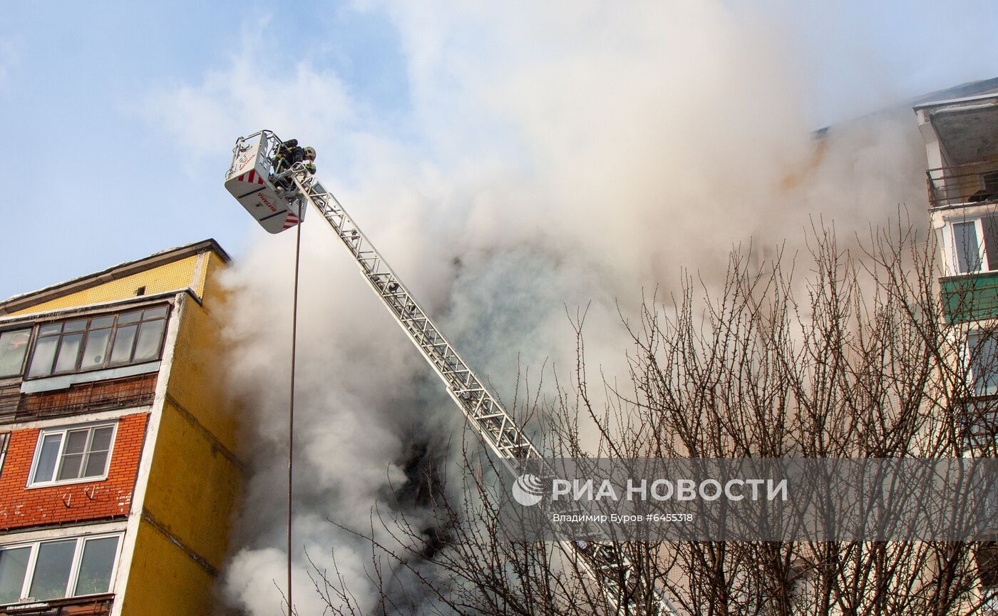 Пожар в Новой Москве