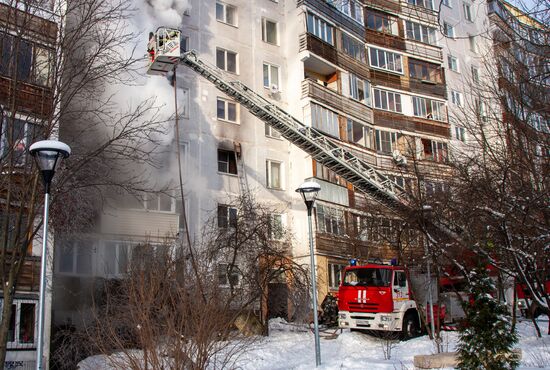 Пожар в Новой Москве