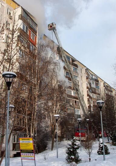 Пожар в Новой Москве