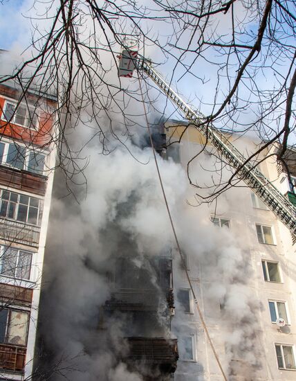 Пожар в Новой Москве