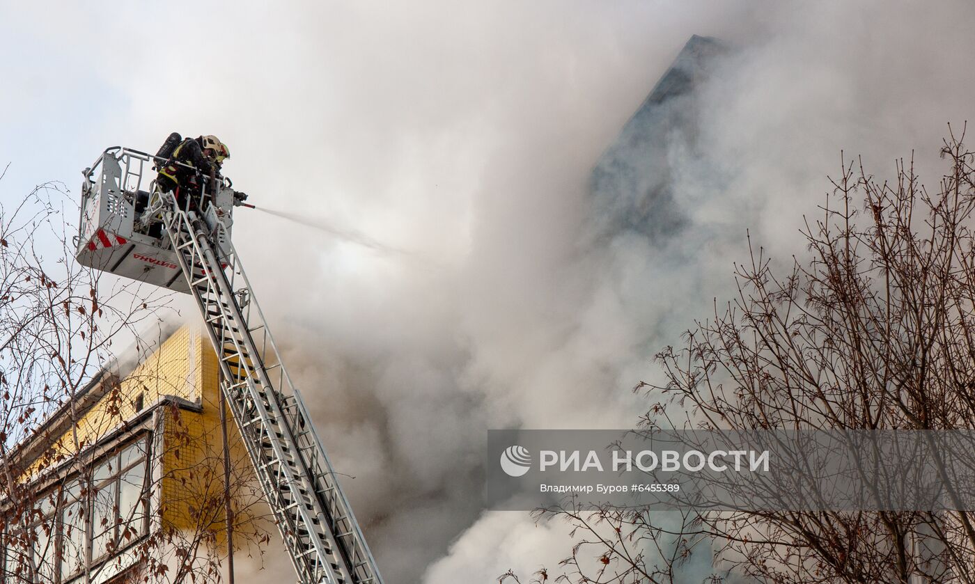 Пожар в Новой Москве