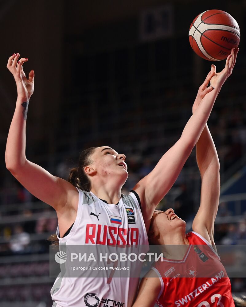 Баскетбол. Женщины. Квалификация Евробаскета-2021. Матч Россия - Швейцария
