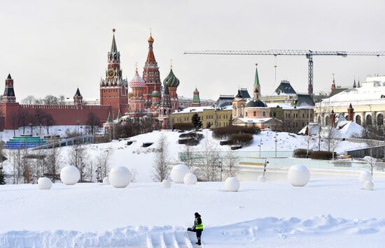 Зима в Москве