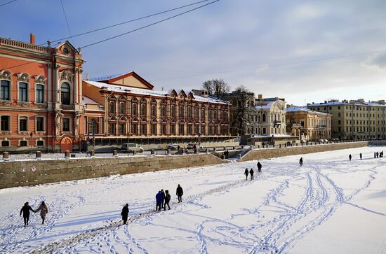 Зима в Санкт-Петербурге