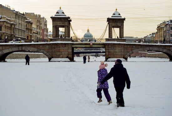Зима в Санкт-Петербурге