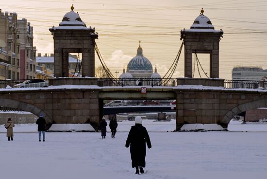 Зима в Санкт-Петербурге