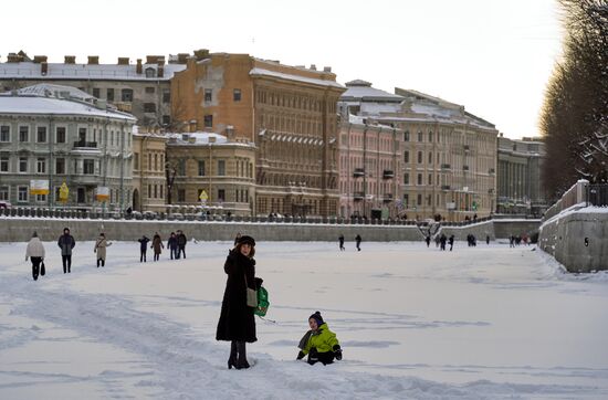 Зима в Санкт-Петербурге
