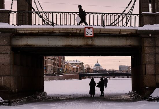 Зима в Санкт-Петербурге