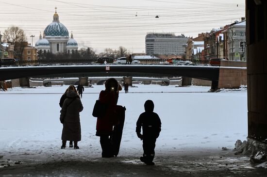 Зима в Санкт-Петербурге