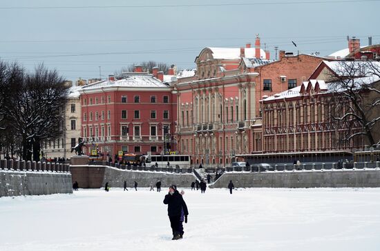 Зима в Санкт-Петербурге