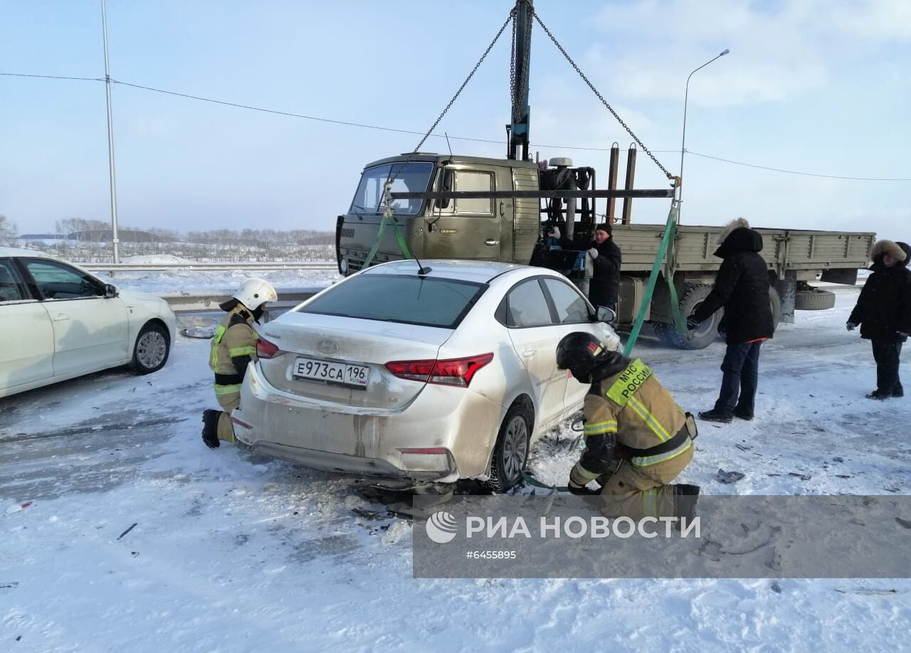 Массовое ДТП в Свердловской области