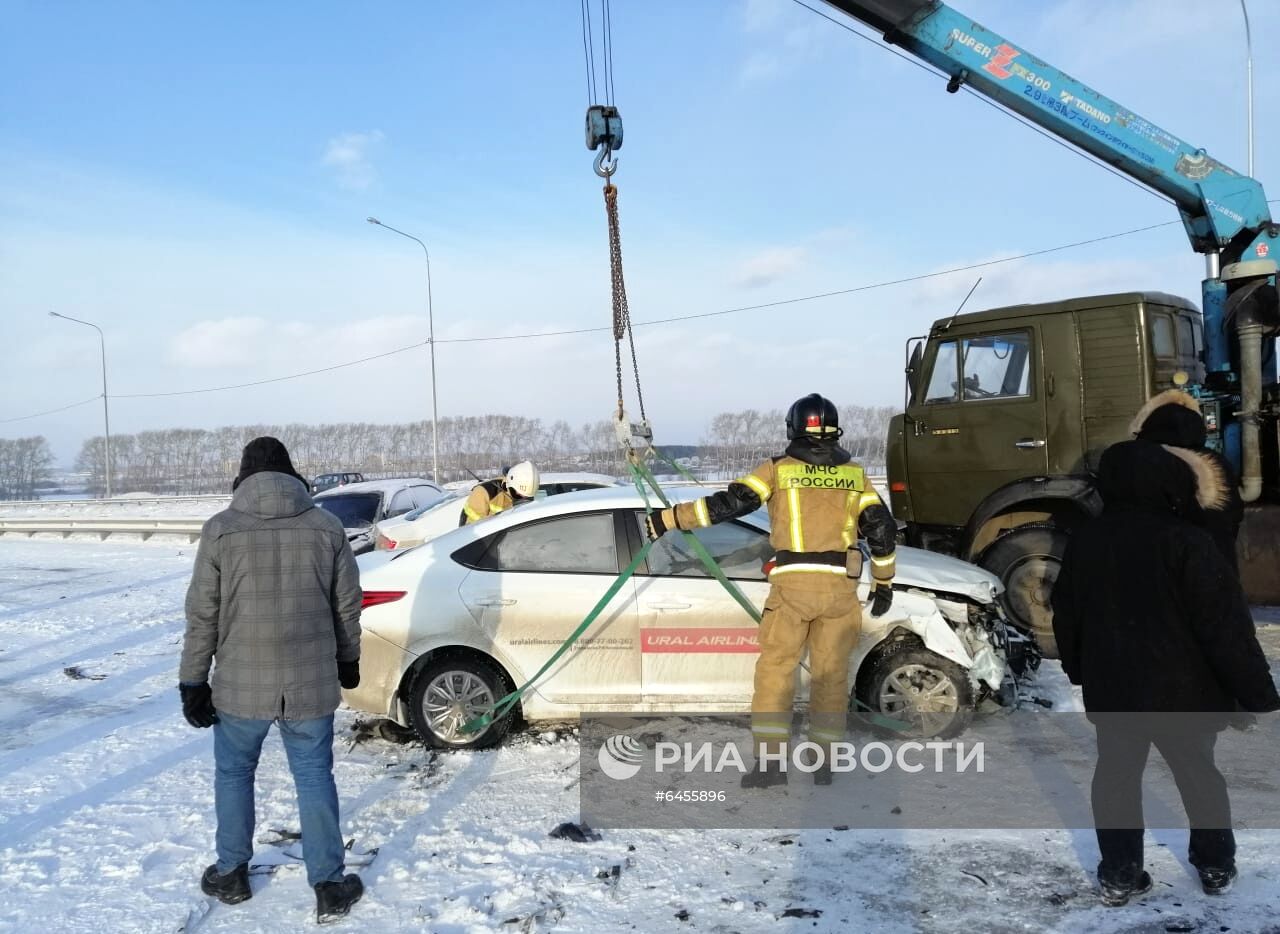 Массовое ДТП в Свердловской области