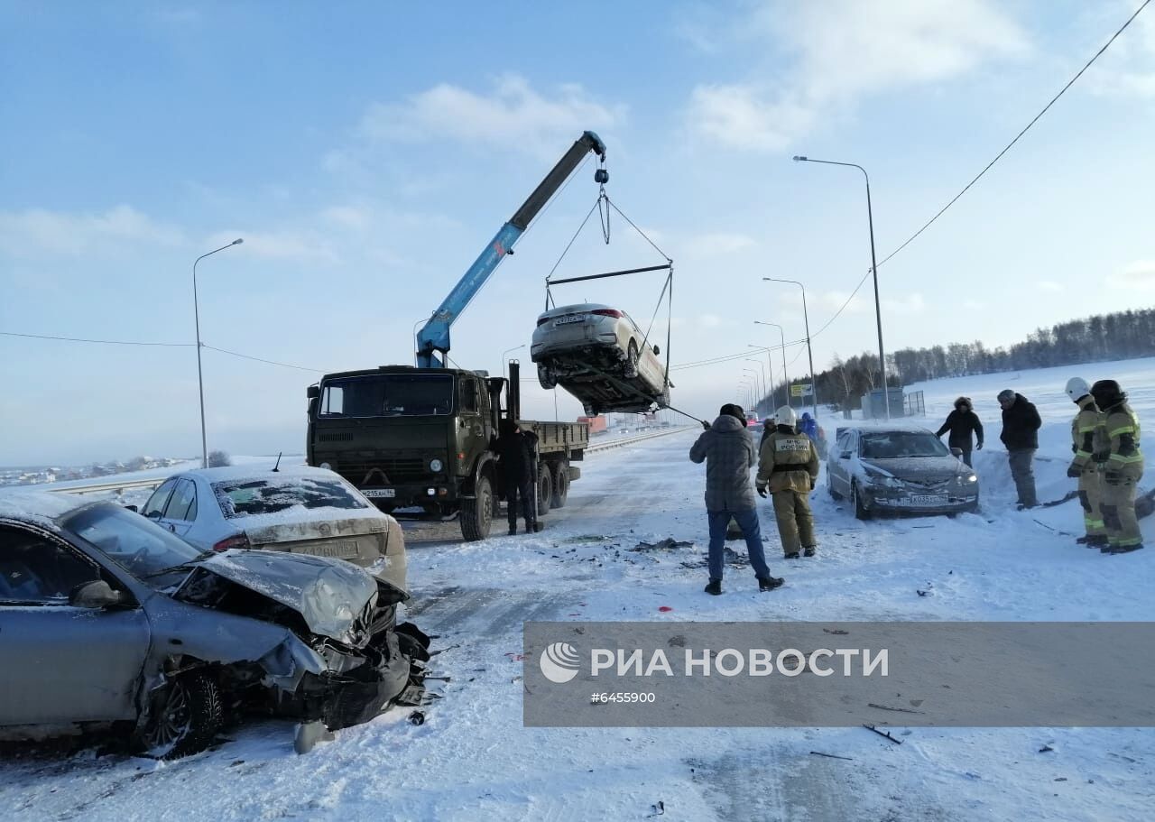 Массовое ДТП в Свердловской области