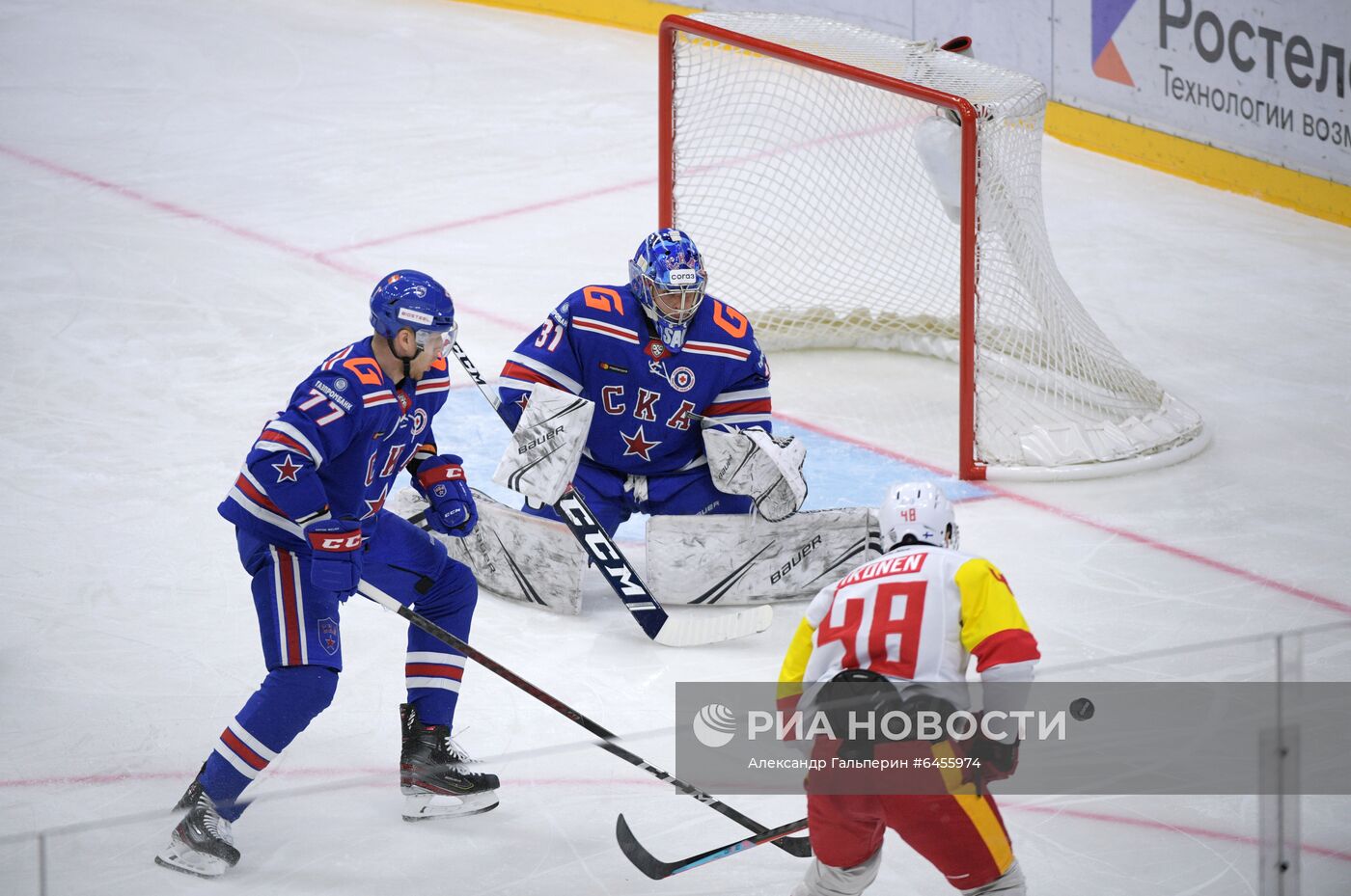 Хоккей. КХЛ. Матч СКА – "Йокерит"