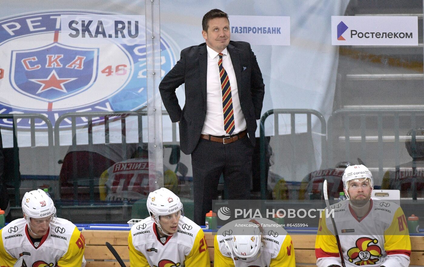 Хоккей. КХЛ. Матч СКА – "Йокерит"