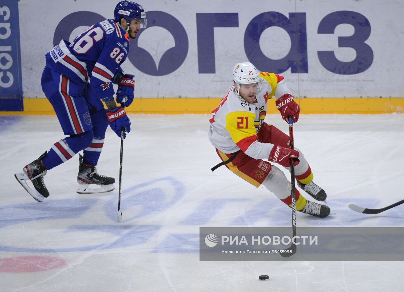 Хоккей. КХЛ. Матч СКА – "Йокерит"