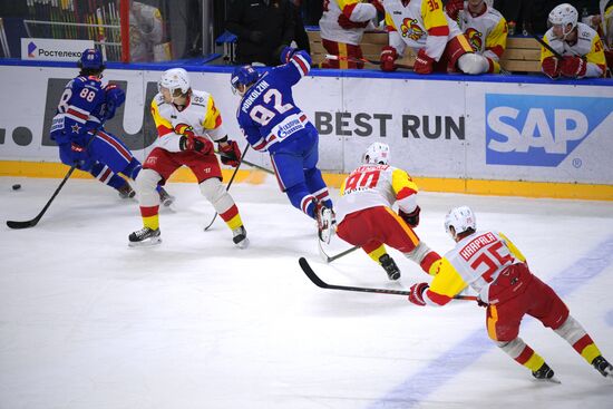 Хоккей. КХЛ. Матч СКА – "Йокерит"