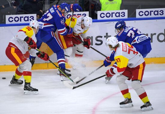 Хоккей. КХЛ. Матч СКА – "Йокерит"